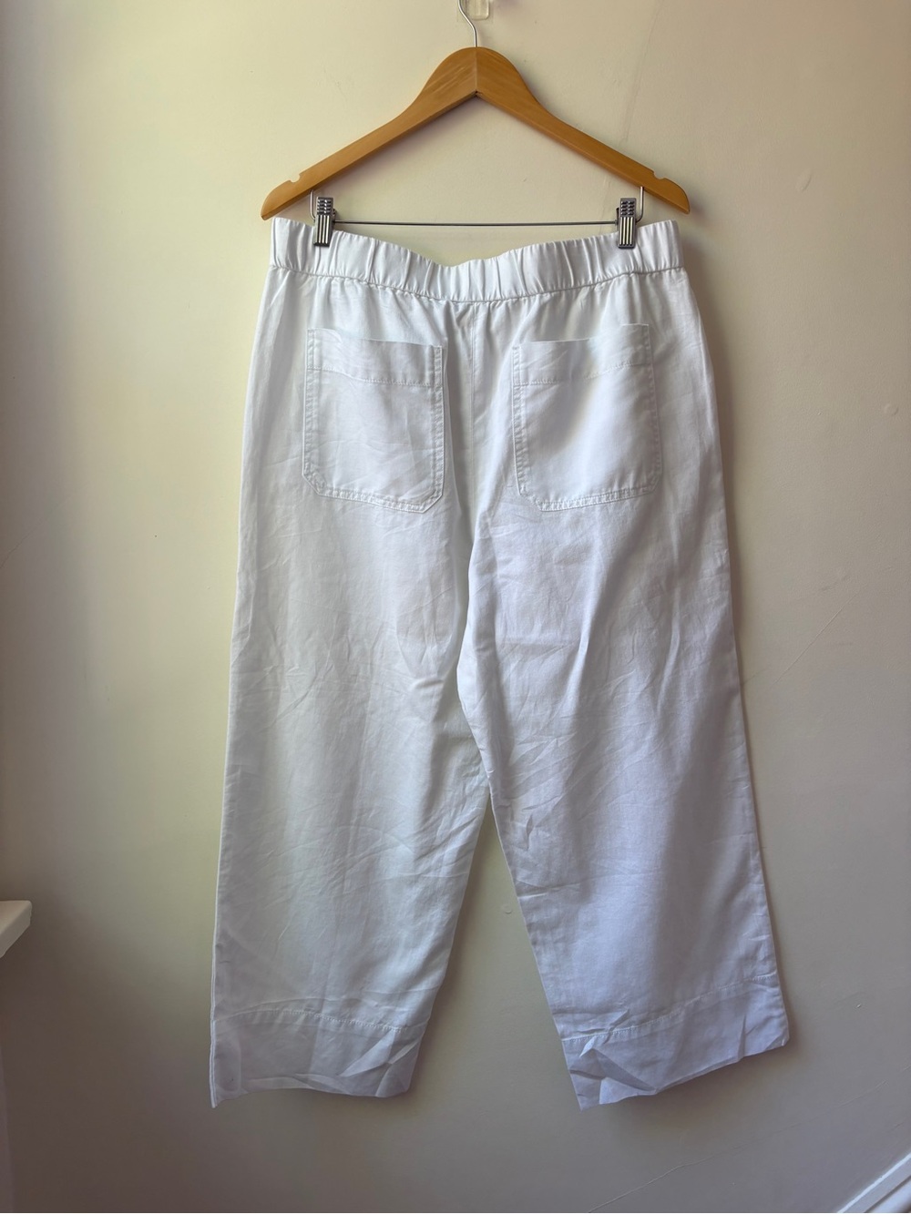 NWT Talbots Cotton/Linen Blend Crop Pant - Picture 7 of 8
